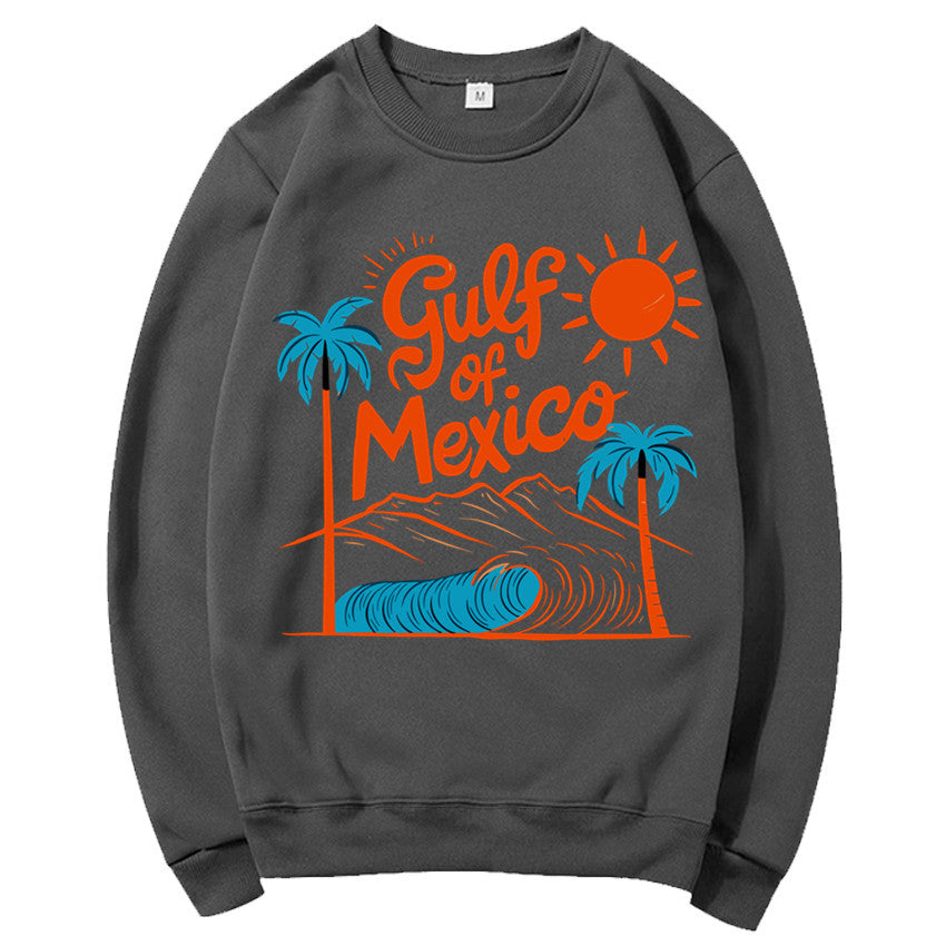 Damen Sweatshirt mit maritimem Grafikdesign und lässigem Schnitt Drune