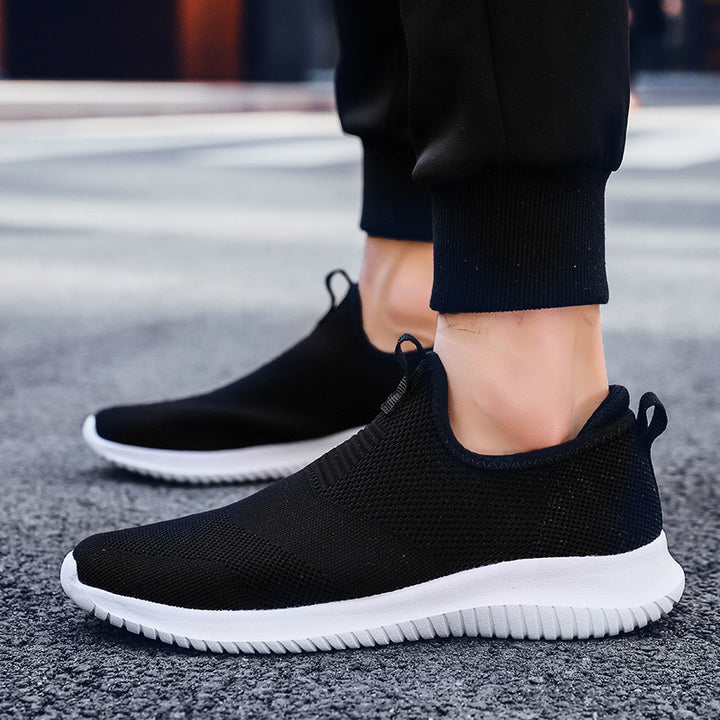 Damen nan minimalistischer Schlupf-Freizeitschuh mit vorderer Zuglasche, gepolstertem Knöchelkragen und flexibler Adaptivsohle Drune