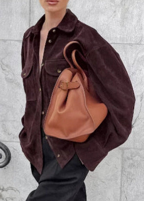 Drune | Chic - Wildleder Overshirt