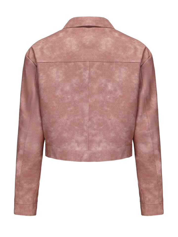 Drune | PU Lederjacke - Schicker Urban Style - Leichtes Design - Freizeitkleidung