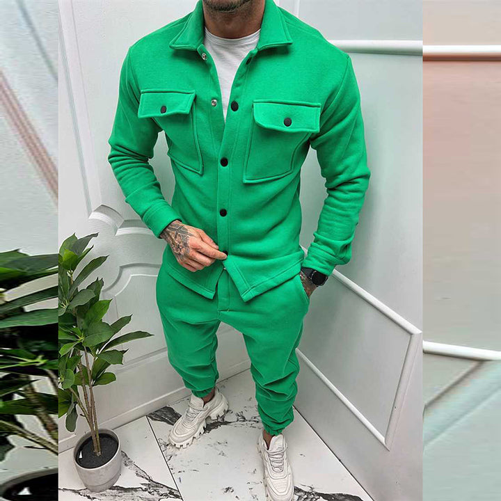 Herren Freizeit-Anzug mit praktischem Schnitt und Taschen Drune