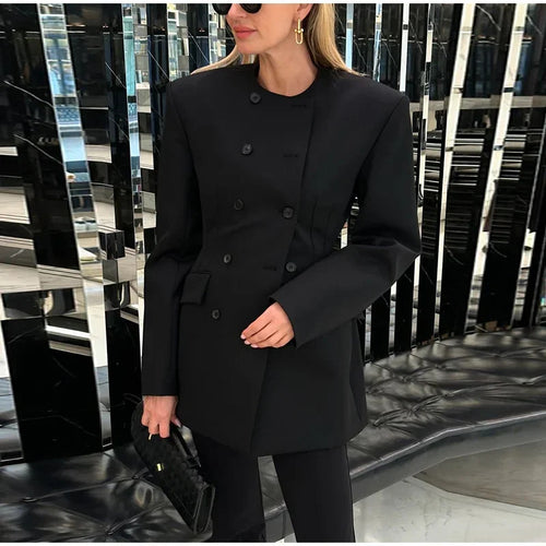 Damen Modern geschnittener Blazer Drune