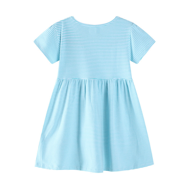 Mädchen Freizeitkleid mit tierischem Motiv Drune