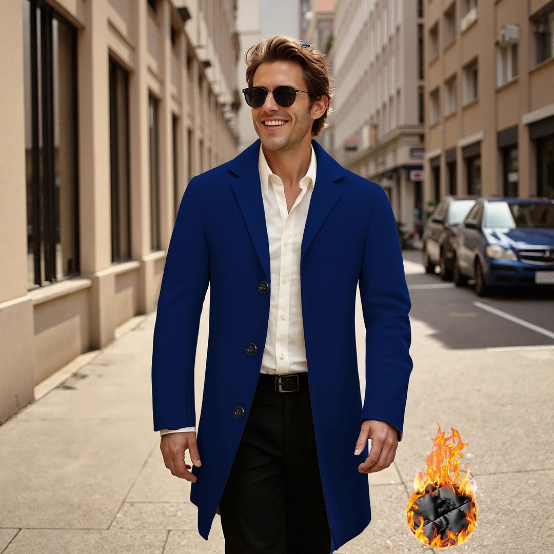 Herren eleganter und stilvoller Übercoat Drune