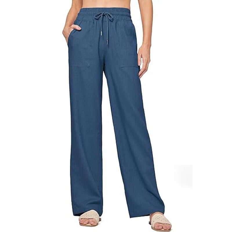 Damen Bequeme Weite Sommerhose Drune