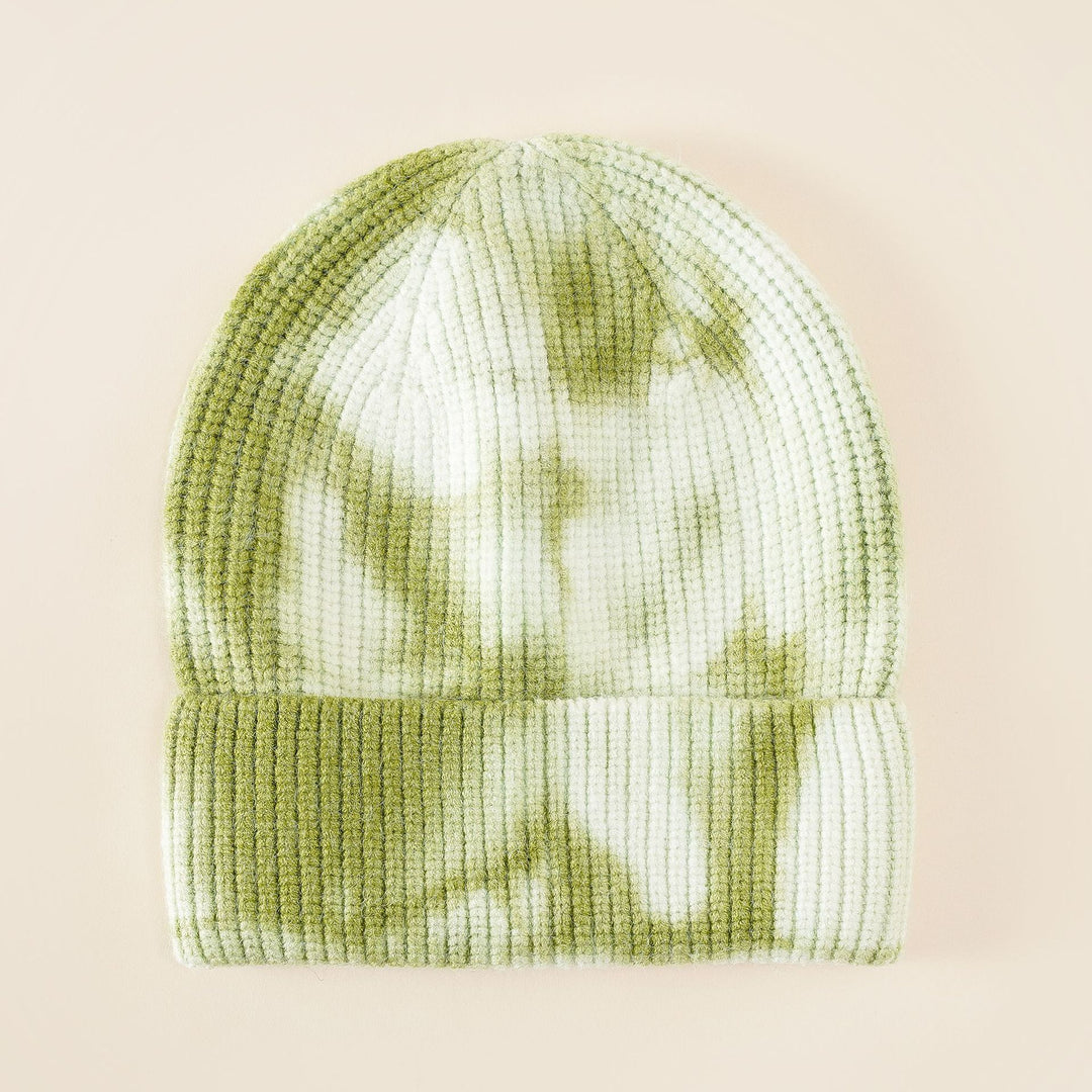 Damen Beanie-Mütze mit modernem Batikdesign und komfortabler Passform Drune