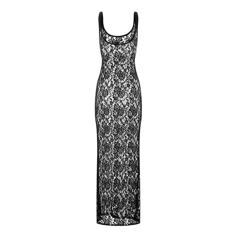 Damen Spitzenkleid im attraktiven Schnitt Drune