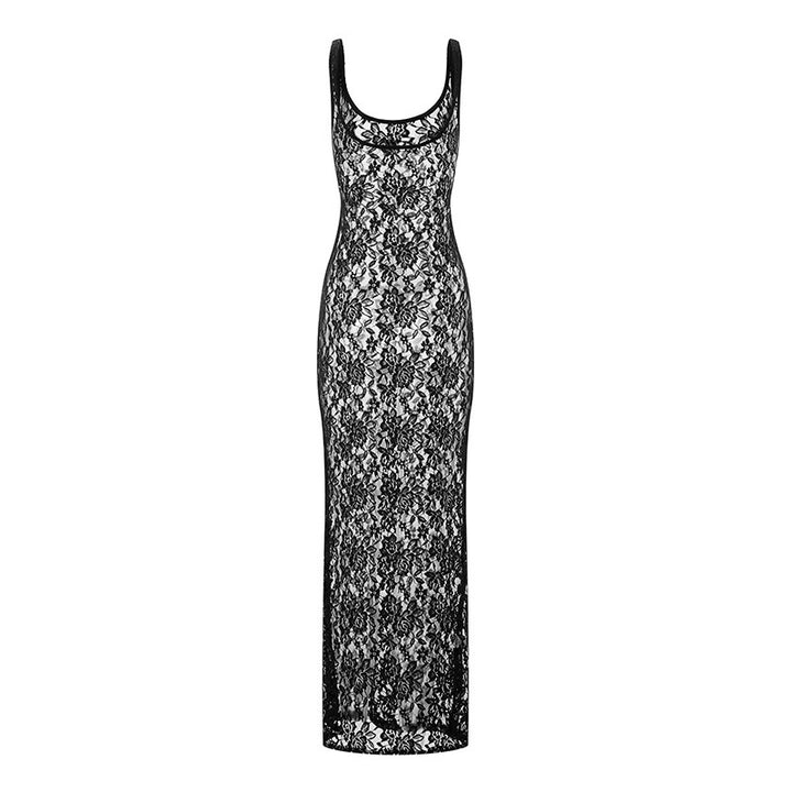 Damen Spitzenkleid im attraktiven Schnitt Drune