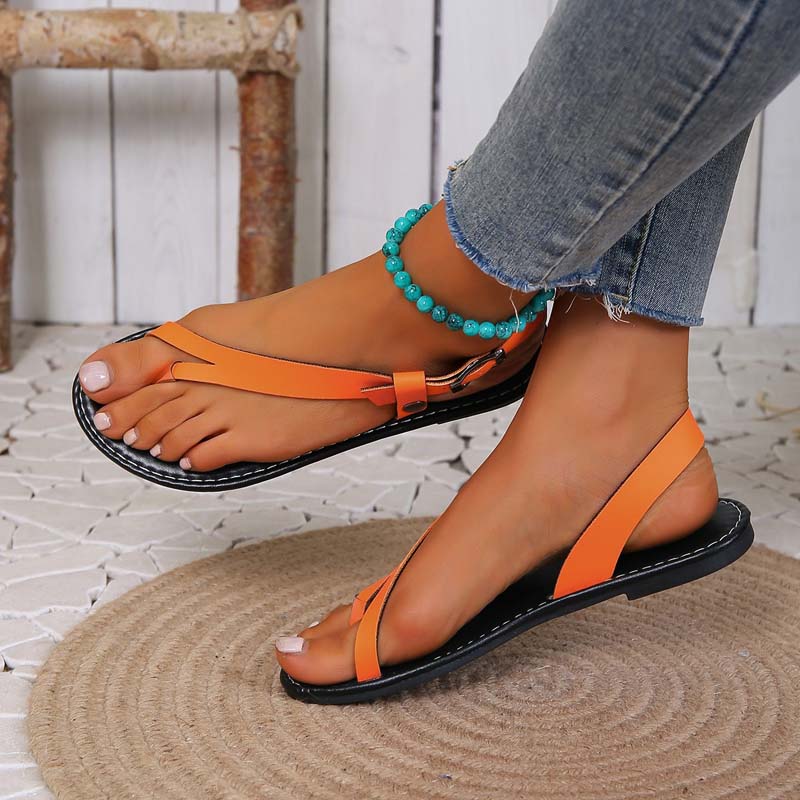 Drune | Minimalistische Sandalen Mit Schnalle Für Damen