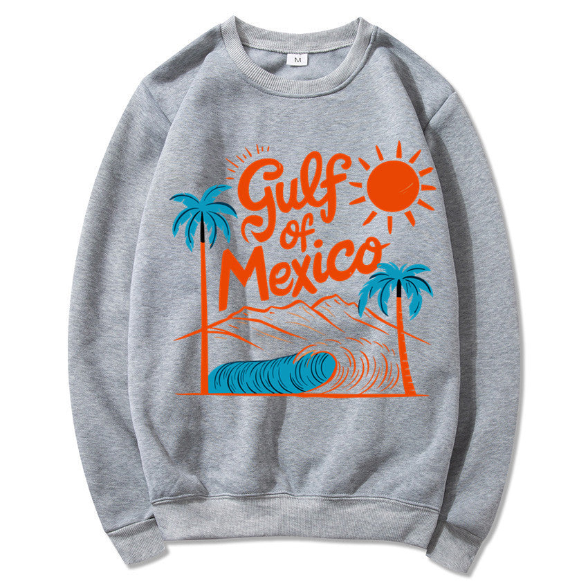 Damen Sweatshirt mit maritimem Grafikdesign und lässigem Schnitt Drune