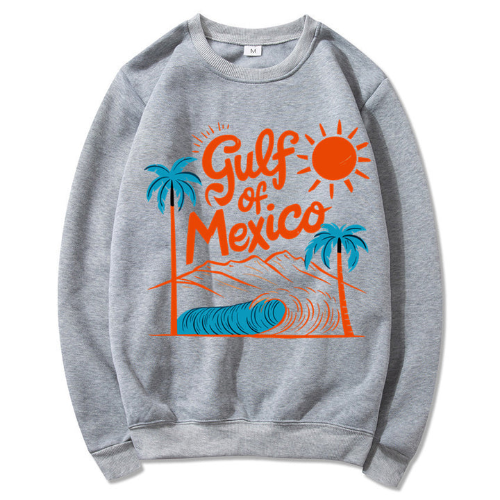 Damen Sweatshirt mit maritimem Grafikdesign und lässigem Schnitt Drune
