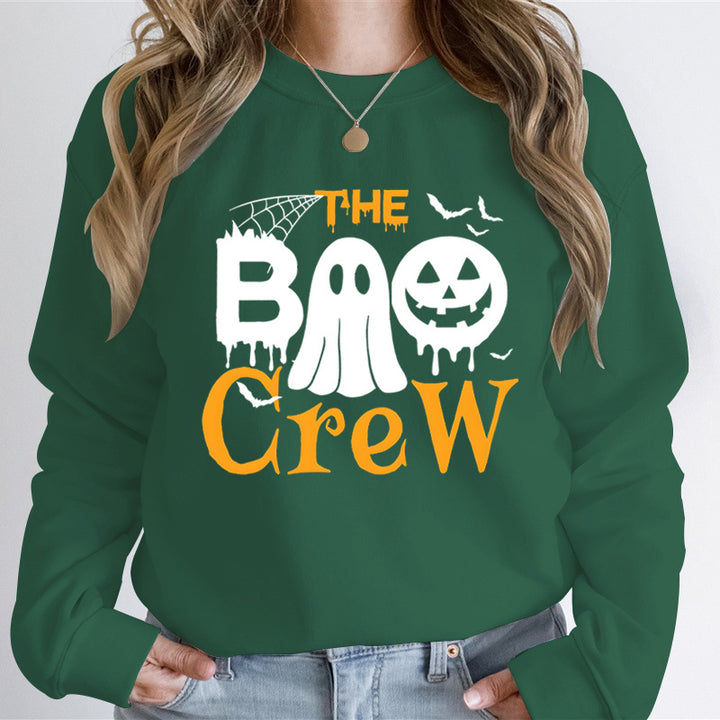Damen Sweatshirt mit Halloween-Thema und kreativem Grafikdruck Drune