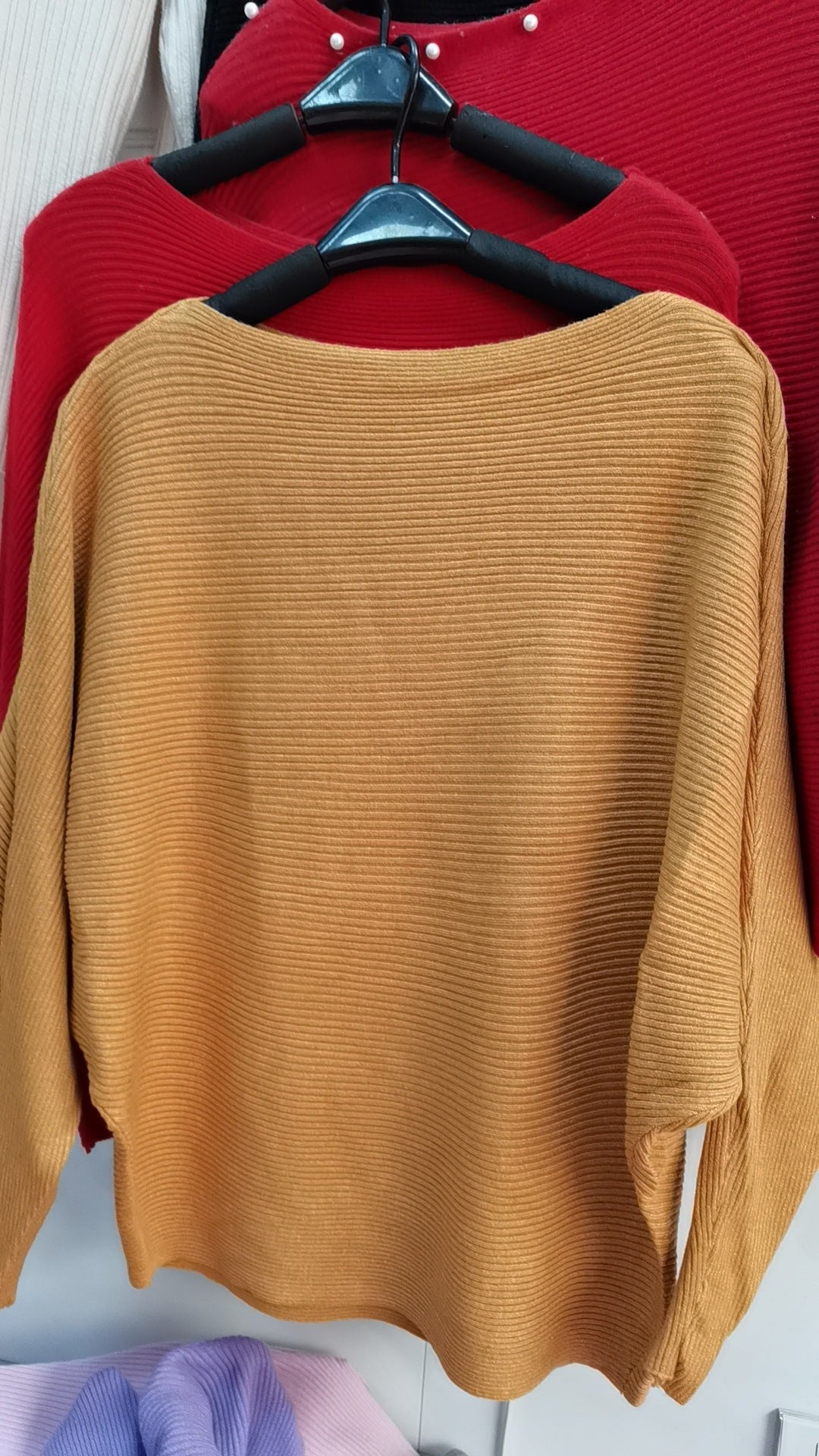 Damen Oversized Strickpullover mit raffiniertem Rippdesign und weitem Schnitt Drune