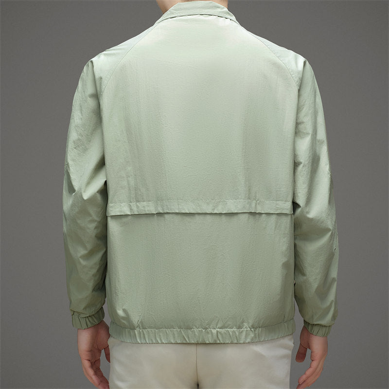 Herren Übergangsjacke mit praktischem Stehkragen und funktionalen Taschen Drune