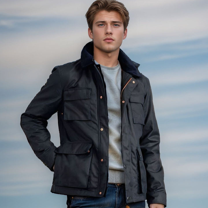 Herren modische Utility-Jacke Drune