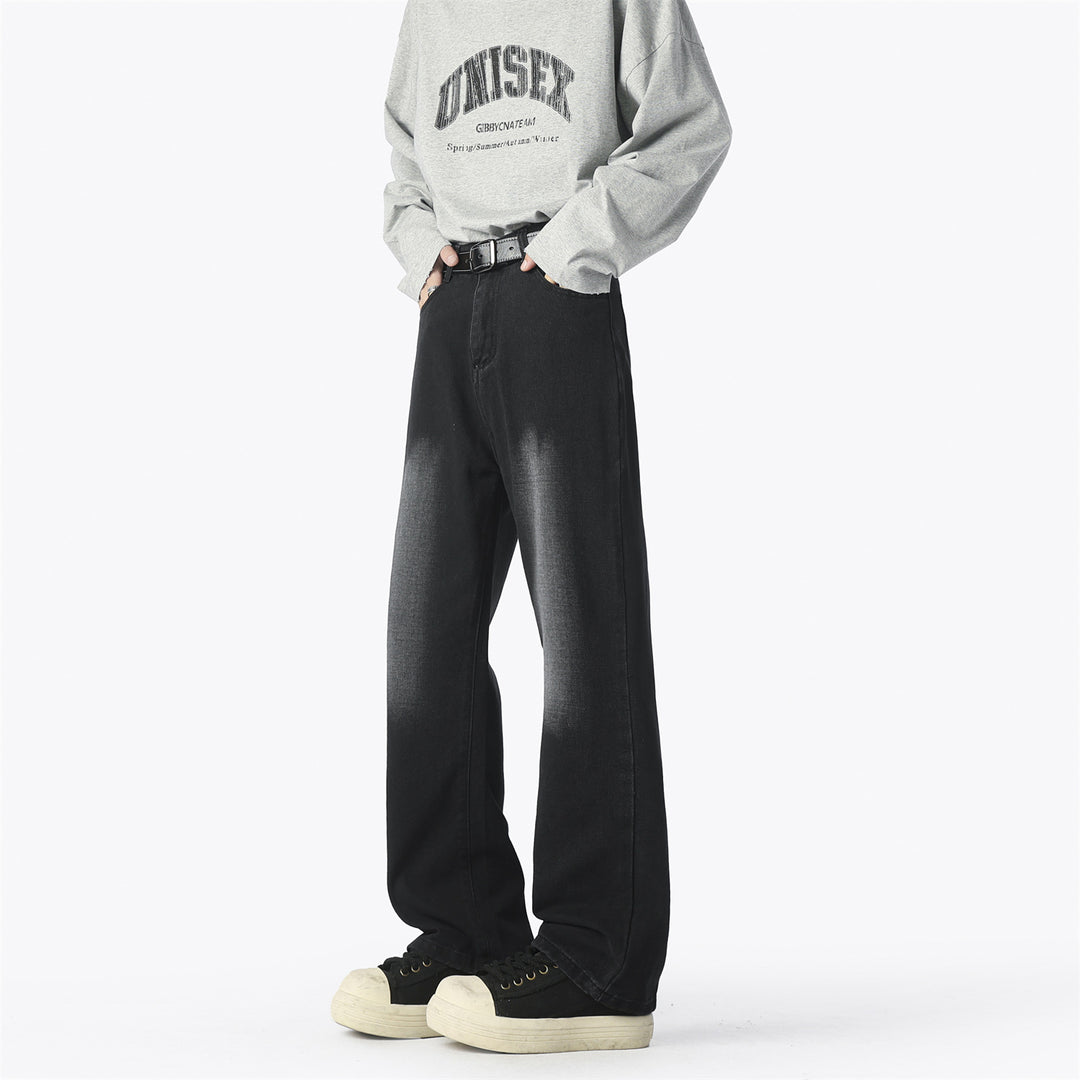 Damen Lässige High-Waist Denim-Hose im Vintage-Stil Drune