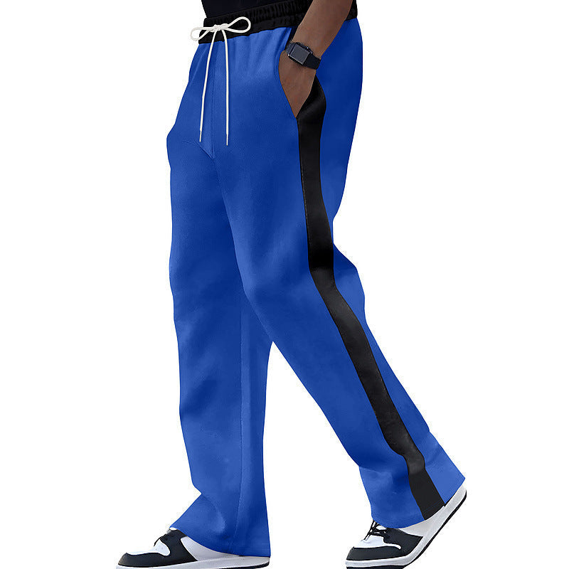 Herren trendige Sporthose mit seitlichem Kontraststreifen Drune