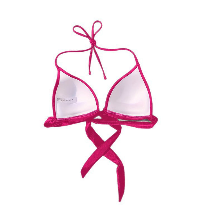 Damen Triangel-Bikini mit elegantem Wickeldetail Drune