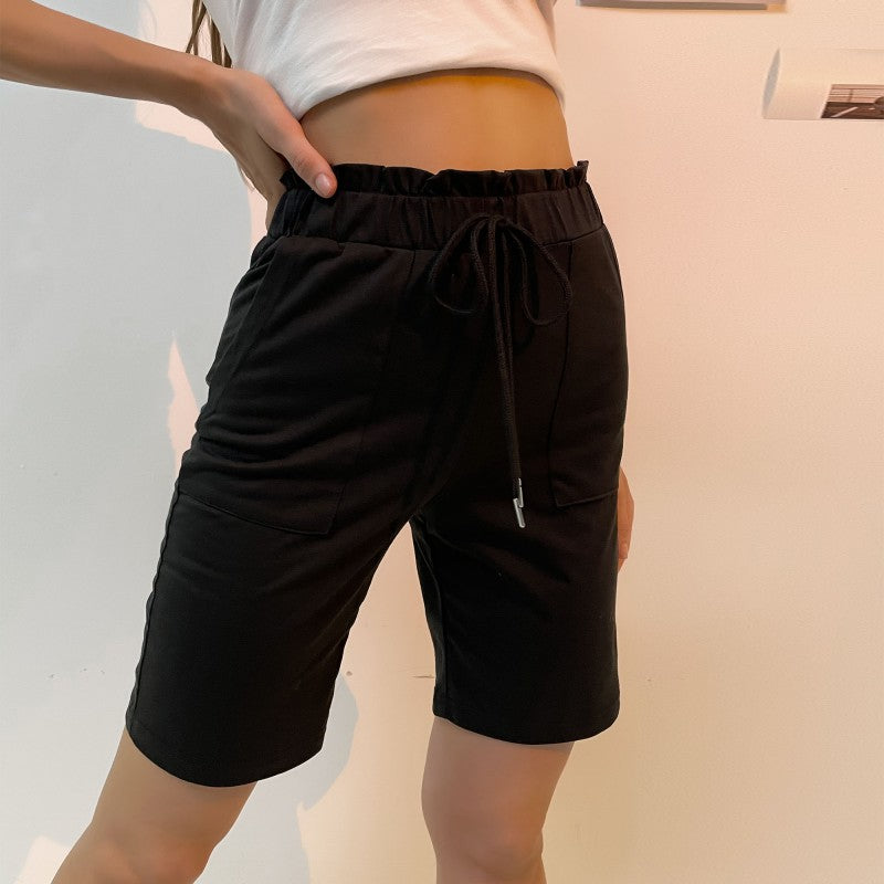 Damen Freizeithose mit elastischem Bund und praktischen Taschen Drune