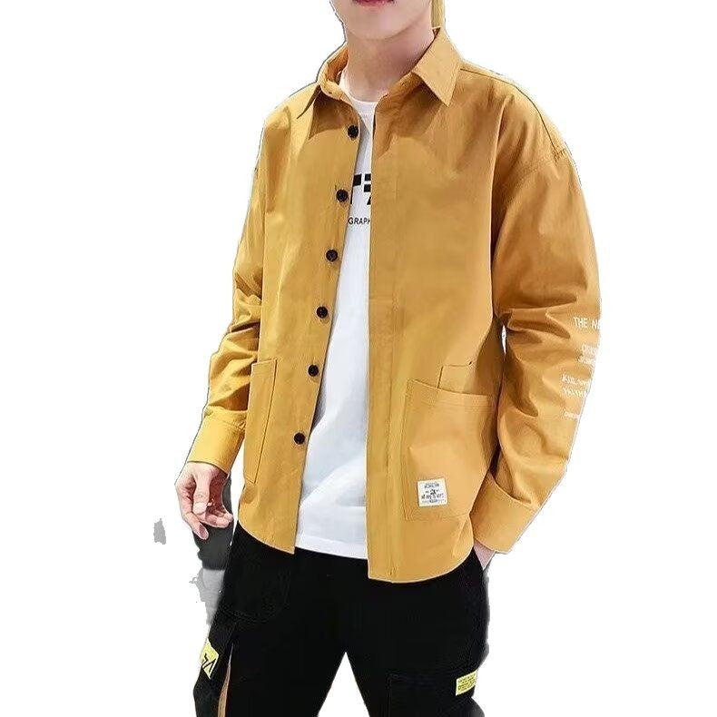 Herren lässige Utility-Jacke mit praktischen Taschen und stylischem Schnitt Drune