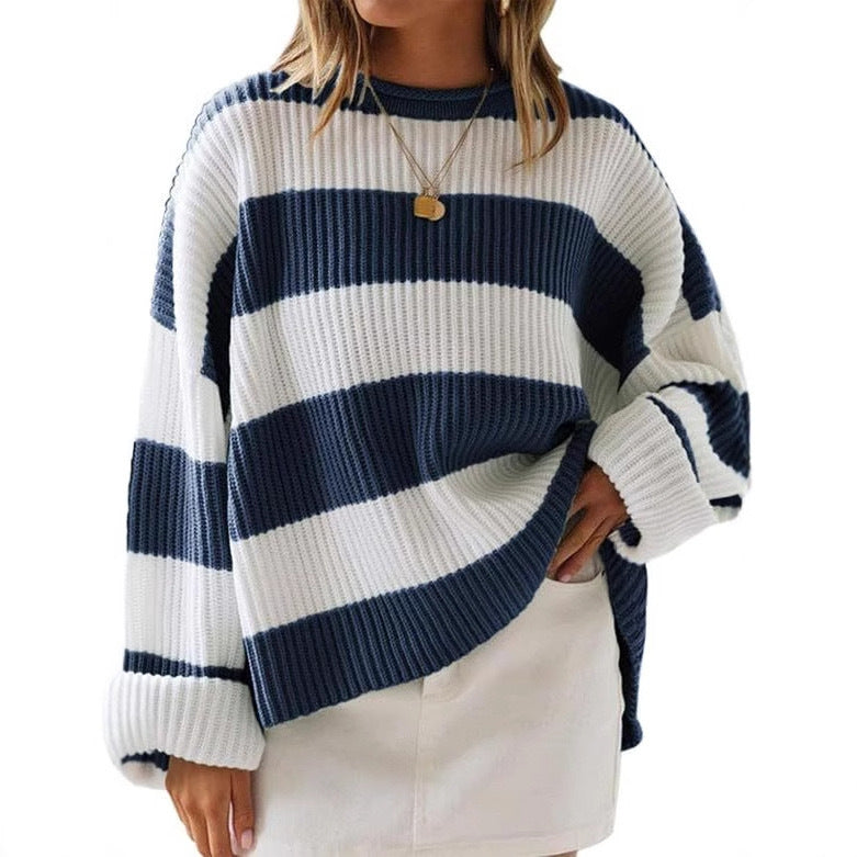 Damen Strickpullover mit oversized Schnitt Drune