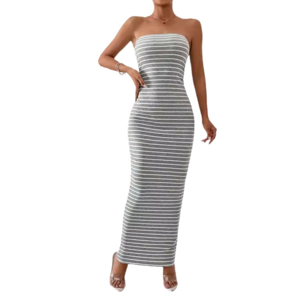 Damen Maxikleid im trendigen Streifenlook Drune