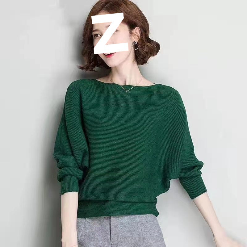 Damen Oversized Strickpullover mit raffiniertem Rippdesign und weitem Schnitt Drune