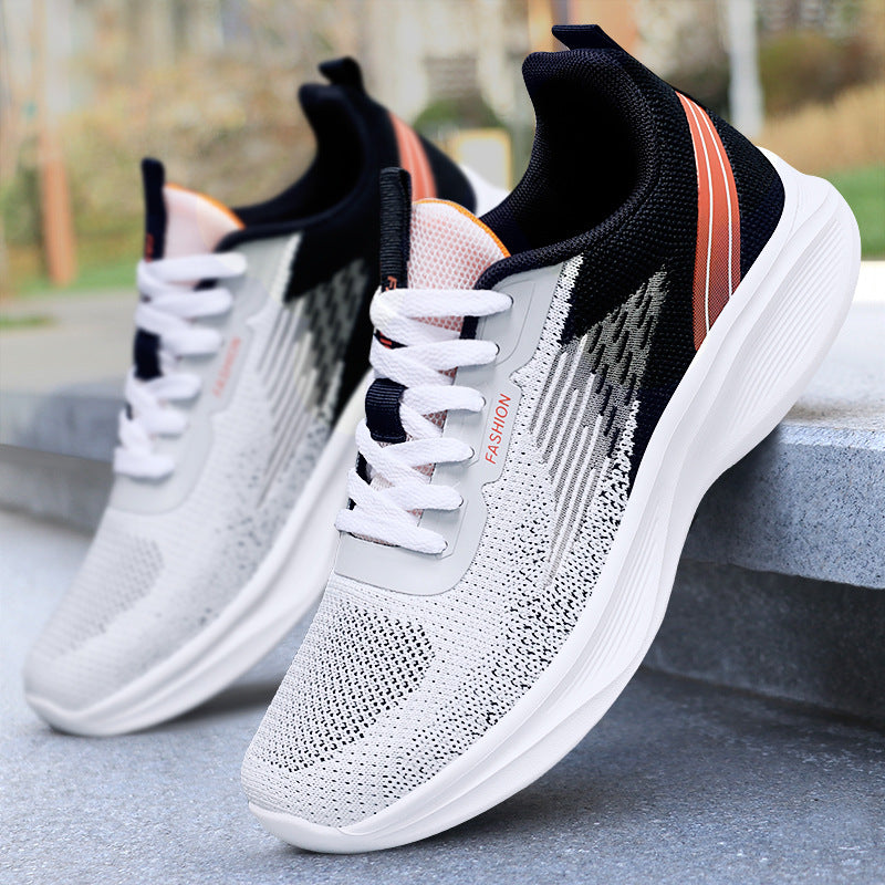 Herren nan moderner Performance-Running-Sneaker mit nahtlosem Strickobermaterial, sockenähnlichem Einstieg und reaktiver EVA-Dämpfung Drune