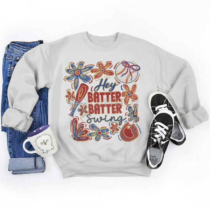 Damen Sweatshirt mit kreativem Baseball-Motiv und lässigem Schnitt Drune