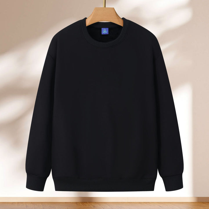 Damen lässiges Sweatshirt mit breiten Schultern und weichem Innenfutter Drune