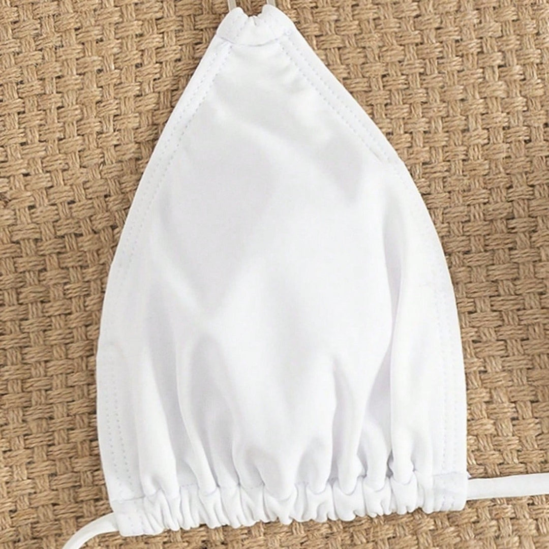 Damen Triangel-Bikini mit eleganten Rüschen Drune