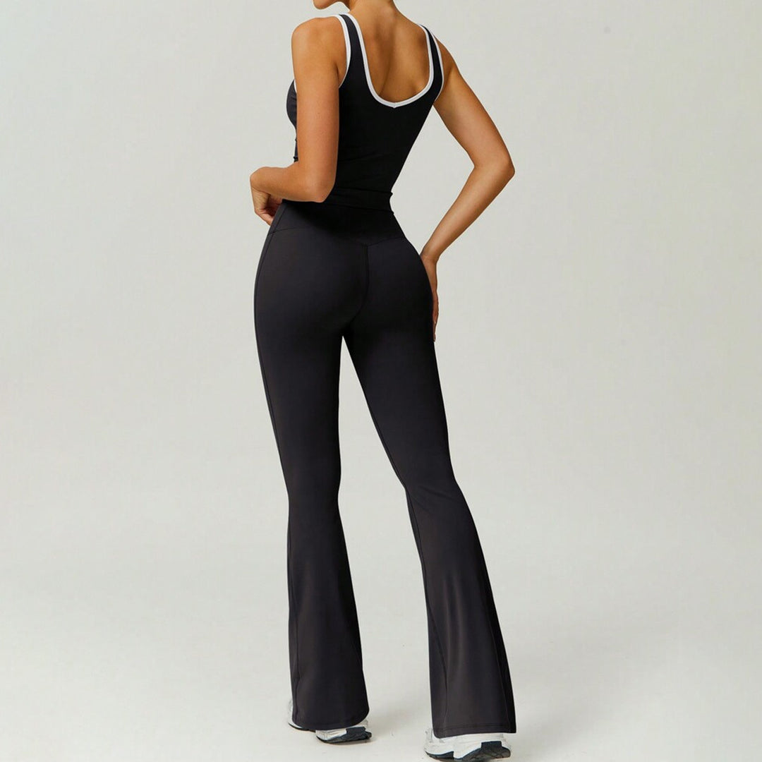 Damen Sportliche Leggings mit modischem Oberteil und innovativem Schnitt Drune