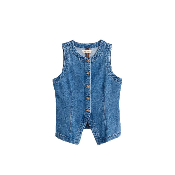 Damen Denim-Weste Drune