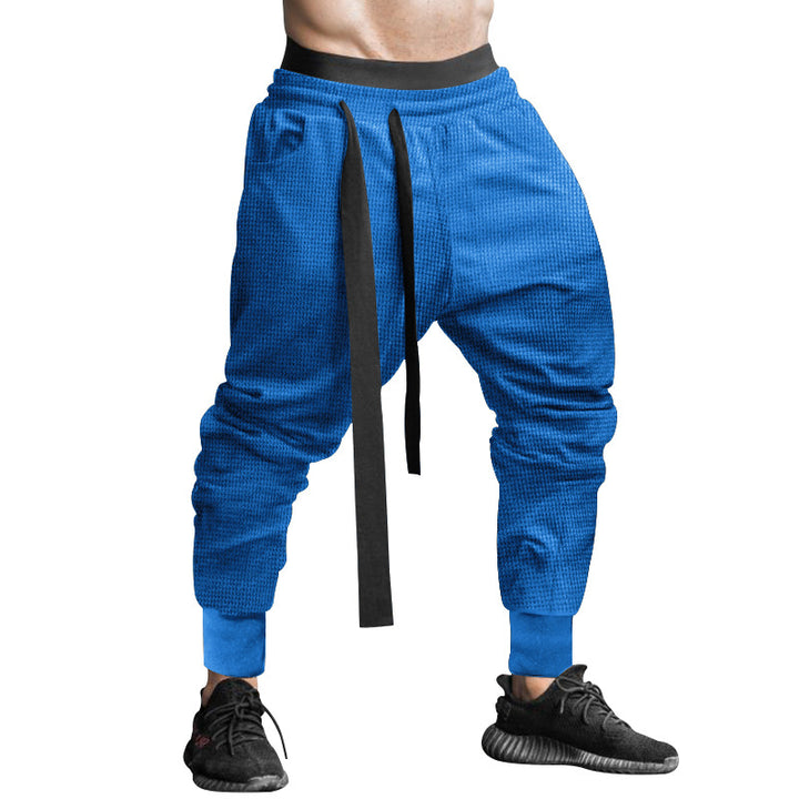 Herren Sportliche Relaxed Fit Jogginghose mit verstellbarem Bund Drune