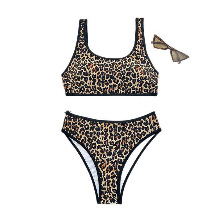Damen Sportlicher Bikini-Set mit modischen Akzenten Drune
