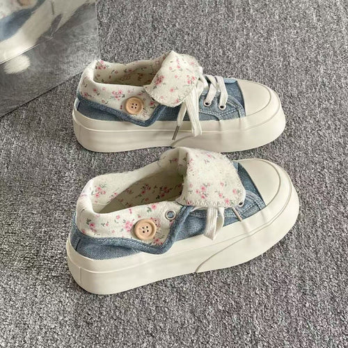 Damen Sneaker mit raffiniertem Klappdesign und weichem Innenfutter Drune