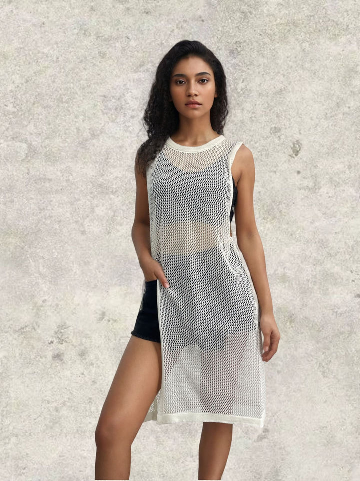 Damen Netzkleid Drune