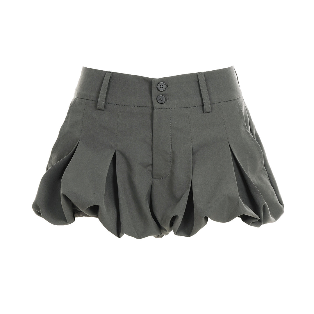 Damen Modische Falten-Shorts mit temperamentvollem Schnitt Drune