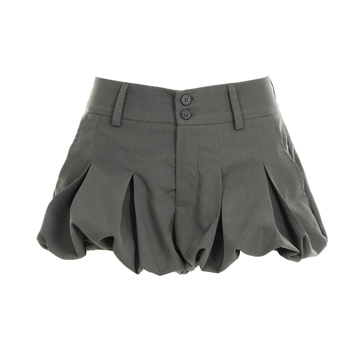 Damen Modische Falten-Shorts mit temperamentvollem Schnitt Drune
