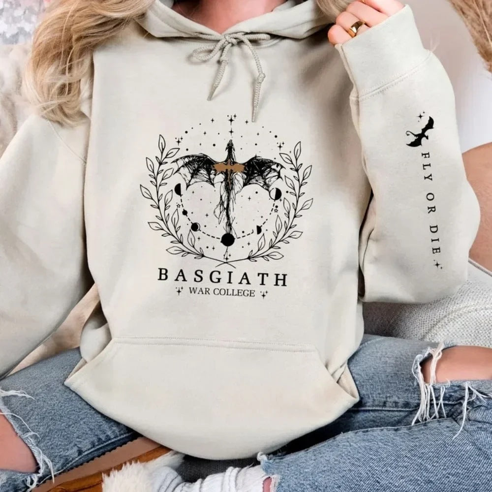 Damen Kapuzenpullover mit beeindruckendem Fantasie-Design Drune