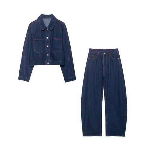 Damen Weite Jeans im lässigen Schnitt Drune