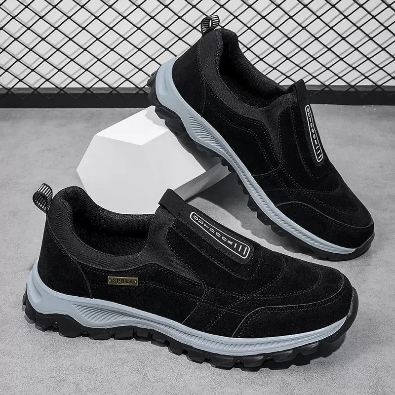Damen Slip-On Sneakers mit elastischer Einfassung und rutschfester Profilsohle Drune