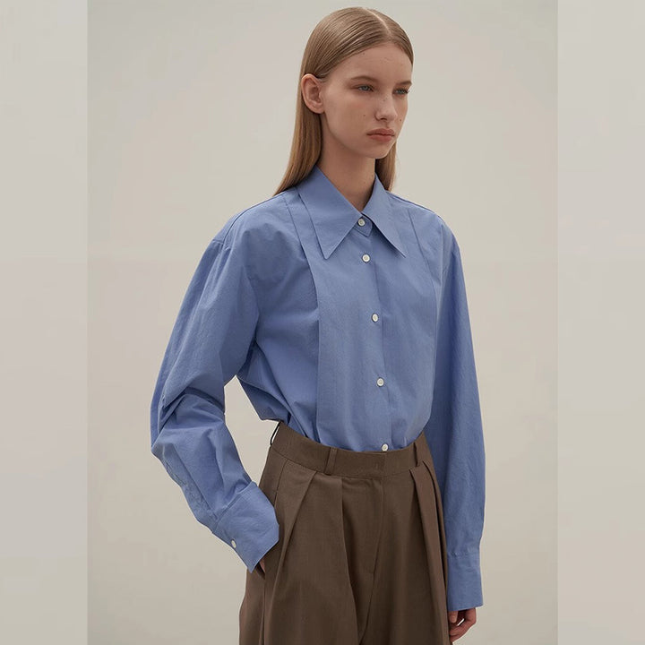 Damen Elegante und zeitlose Hemdbluse Drune