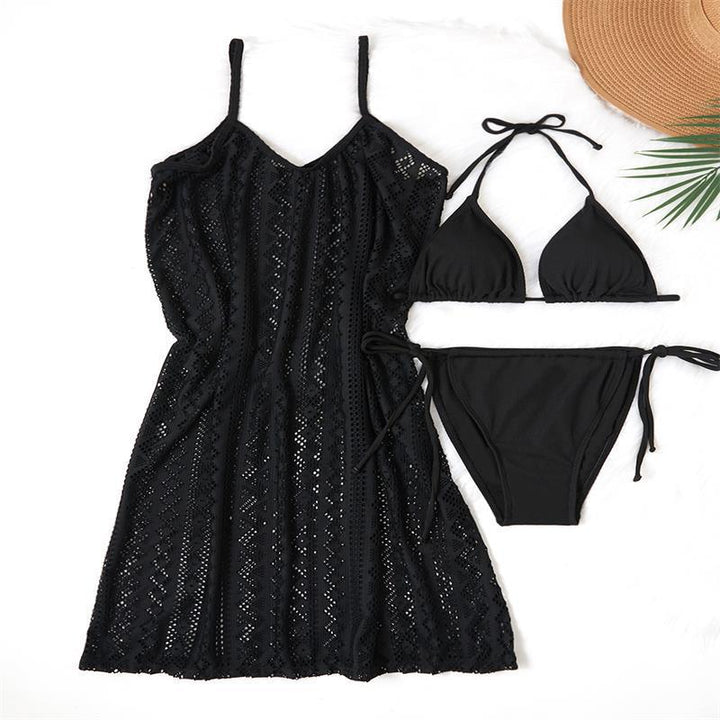 Damen Strandschcover mit eleganter Spitze und raffinierten Details Drune