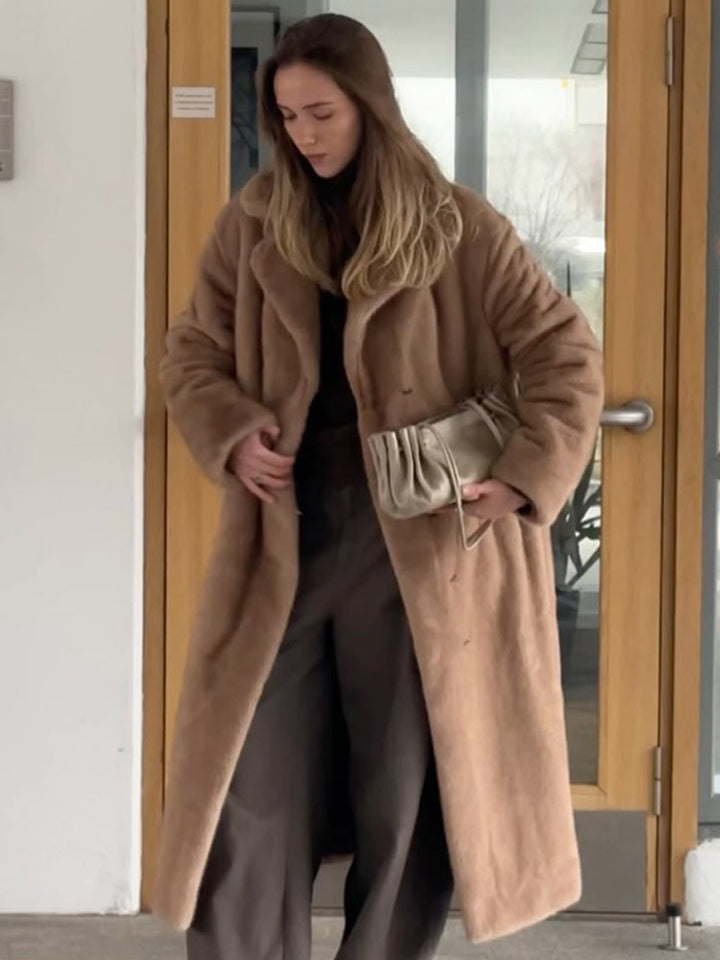 Damen kuscheliger und eleganter Mantel Drune