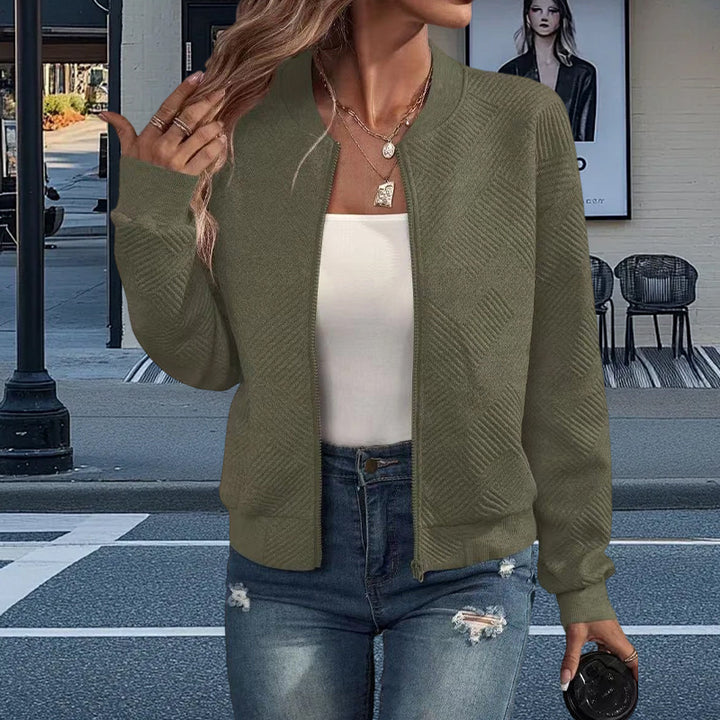 Damen Freizeitjacke mit strukturiertem Design und praktischen Taschen Drune