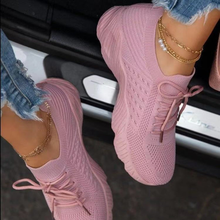Damen Atmungsaktive Lauf- und Freizeitschuhe mit flexibler Sohle Drune