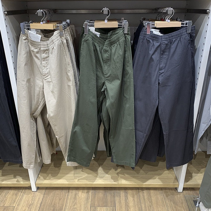 Damen Bequeme und lässige Bundfaltenhose Drune