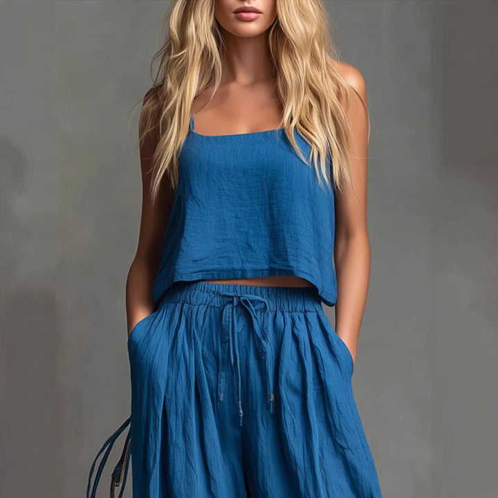 Damen lässiges Zweiteiliges Set Drune