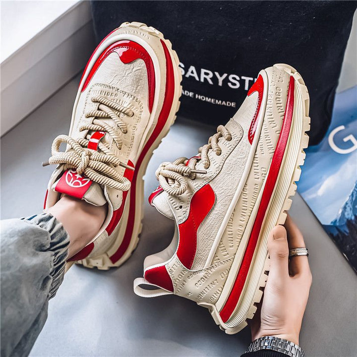 Damen modische Sneakers mit strukturierter Surface und stabiler Sohle Drune